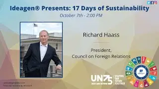 Richard Haas - UN SDG #16 Peace, Justice, and Strong Institutions.