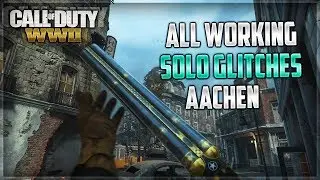 ALL WORKING GLITCHES AND SPOTS ON AACHEN - CALL OF DUTY WW2 GLITCHES