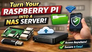 Turn Raspberry Pi into Secure NAS Cloud Server | Headless Setup + Remote Access