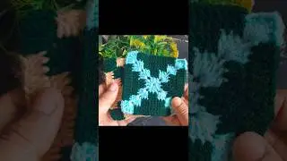 crochet granny square tutorial | #KnittingbyWajida #youtubeshorts #knitting #viral #viralshorts