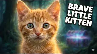 A Brave Kitten&rsquo;s Treasure Hunt in a Magical Forest #cat #catstory #kitten #viral