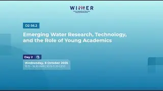 Emerging Water Research, Technology, and the Role of Young Academics