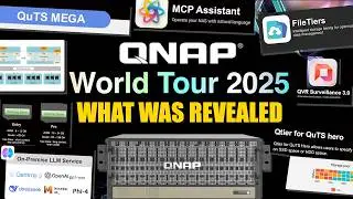 QNAP 2025 Event in London - QTier in QuTS 6, QuTS Mega, QNAP AI LLMs, HDP Backup, QVR Surveillance