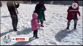 Gulmarg Snow at Kashmir || Snow at Kashmir || Kashmir Snow Valley || Kashmir snowfall || ritufamily