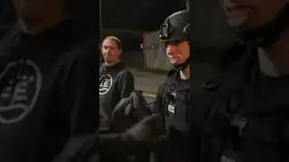 Antifa altercation with journalists, umbrella appears broken in Portland ICE protests