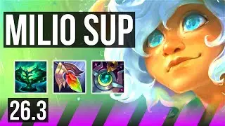 MILIO & Varus vs NAMI & Ashe (SUP) | EUW Master | 26.3