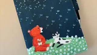 Hobonichi Techo Cousin A5 Cover Keiko Shibata: Gentle breeze in a dandelion field Unboxing