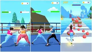 Body Boxing 🥊 Race 3D Gameplay Android, Ios (1-3)