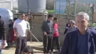 UNHCR chief visits Syrian refugee comp