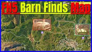 Forza Horizon 5 : Barn Finds Locations On The Map!