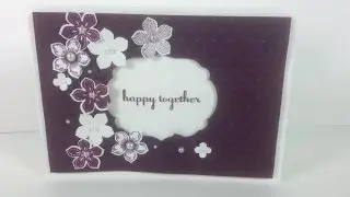 Wedding card petite petals