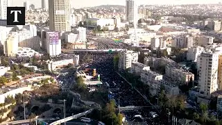 Ультраортодоксальные евреи протестуют против призыва в армию в Иерусалиме