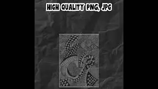 Printable Zentangle Worksheets | Mindful Drawing Templates (PDF JPG PNG)