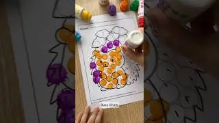 hedgehog 🦔 | Autumn Dot Activity for kids
