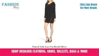 ★★★ Pam & Gela Lace-Up Hoodie Dress ★★★