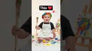 Baby Photoshoot with Google Gemini AI | Viral Baby Themes Shorts ✨