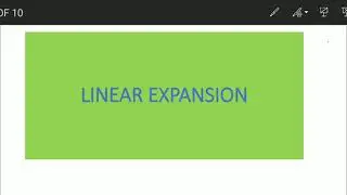 Linear Expansion