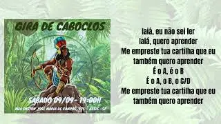 ponto de Caboclo - ia eu não sei ler, ya quero aprender