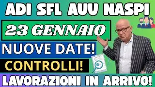 ✅INPS PAGA 23 GENNAIO👉 ASSEGNO DI INCLUSIONE, SUPP FORMAZIONE E ASSEGNO UNICO, NASPI E BONUS