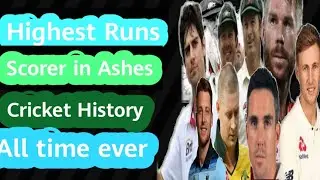Top 5 Batsman with most runs scorer in Ashes All time ever|HD