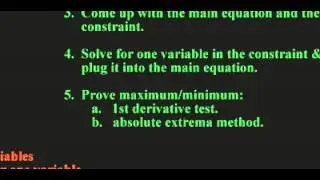 [Math] [Calculus I]- Optimization Word Problem (Concept)