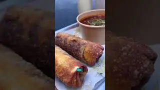Birria Egg Rolls?! 🤯 The BEST thing I ate in Dearborn 🔥 #shortsfeed #tacos #food