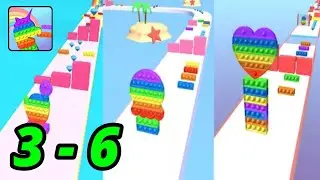 Fidget Rush Gameplay 🧩 🏆 🎨 All Levels 3-6