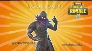 Raven Skin Is Available Now In Fortnite Battle Royal !