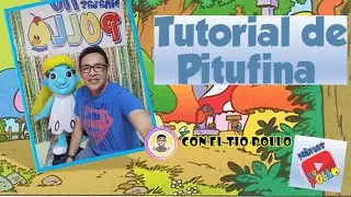 Como Hacer a Pitufina #lospitufos #papelcrepecolibri