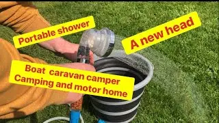 New shower head for a caravan motorhome or boat.will it be any good