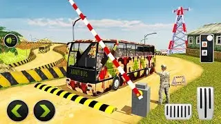 Offroad New Army Bus Driver 2019: Transport Missions - Android Gameplay