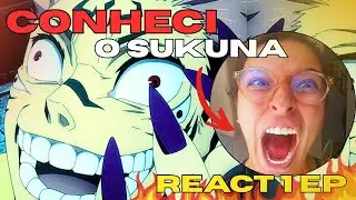 ELE COMEU O DEDO PODRE??🥵 | JUJUTSU KAISEN - REACT EP 1 | temp 1