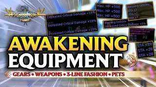 BEST AWAKENING GEARS & FASHION GUIDE | Prologic FlyFF
