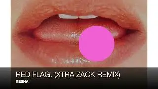 KESHA - RED FLAG. (Xtra Zack Remix) [Official Visualizer]