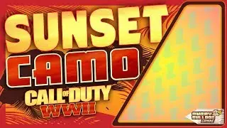 COD-WWll SUNSET CAMO TUTORIAL │PAINTJOBS│ 1080P