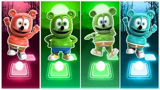 Gummy Bear EXE❤️ 🆚 Gummy Bear Song💚 🆚 Gummy Bear EXE💚 🆚 Gummy Bear🩵 🎶 Tiles Hop EDM Rush