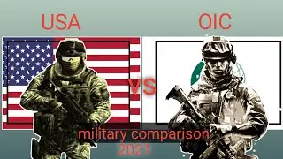 USA Vs OIC military power 2021||OIC Vs USA military power comparison 2021