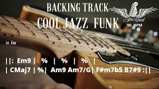 Backing Track Cool Jazz Funk in Em