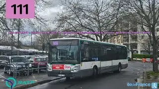 Bus 111 RATP : Citelis Line N⁰3877 Champigny - St-Maur RER / Terroirs de France