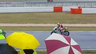 Partenza sbagliata Aleix espargaro warmup Misano 2017