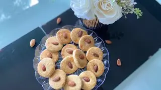 Almond Shortbread cookies - delicious shortbread recipe by sizzlingdelightsbysana