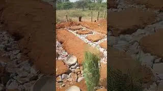 stone basement filling | #construction #shortsfeed #basement (@Thanuconstruction #skills