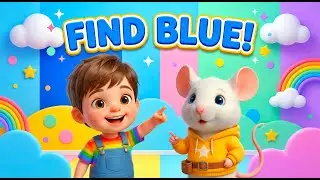 Find Blue! 🔵 Fun Learning Game for Kids | Colors & Counting | Leo & Snowy