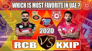 Royal Challengers Bangalore Vs Kings Eleven Punjab Comparison 2020 #IPL2020 #RCB VS KXIP #IPLT20