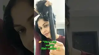 My 1 Week Natural Hair Care Routine 🌿 | Ayurveda