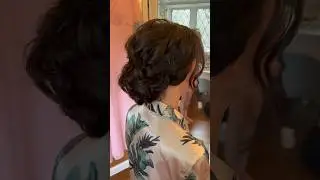 Bridal Hair Trial vs Wedding Day Hair. Check out my channel for full hair tutorials