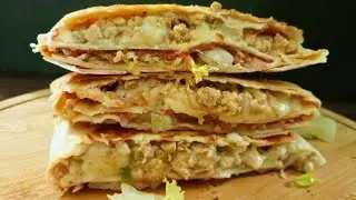 Supreme Crunch Wrap | Easy Taco Bell Crunch Wrap | By Naimah's Kitchen