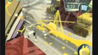 DE BLOB Wii Walkthrough Part 5E Guggentraz Island