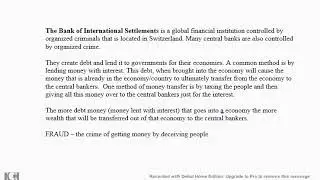 Bank of International Settlements and Central Bank Fraud