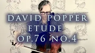 D. Popper Study op. 76 No. 4 Preparatory to the High School (